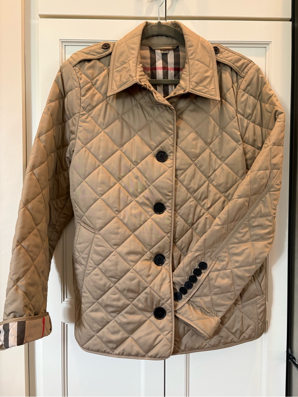 Burberry Quilted Women's Jacket size XL